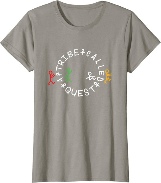 A Tribe Called Quest Official Circle Logo Grey T-Shirt