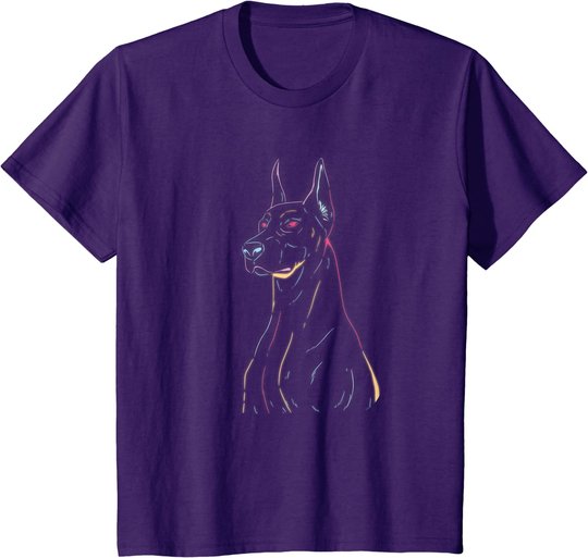 Dobermann Hund Hundebesitzer Hundeliebhaber Design Dobermann T-Shirt