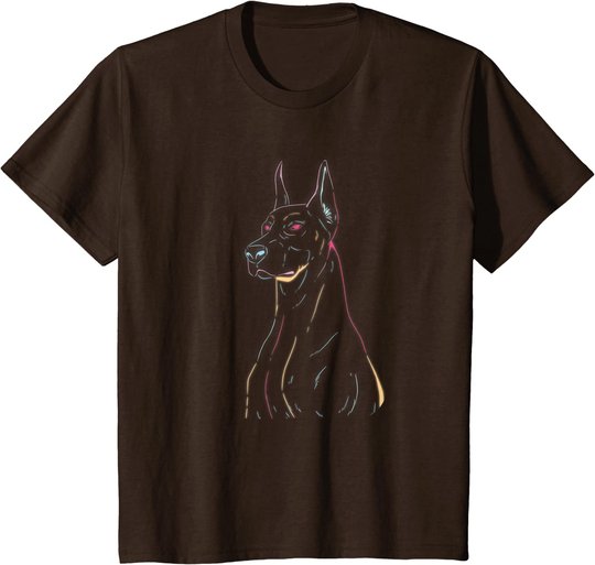 Dobermann Hund Hundebesitzer Hundeliebhaber Design Dobermann T-Shirt