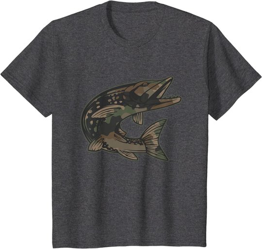 Hecht Raubfisch I Angler Fisch Fischen Geschenk T-Shirt