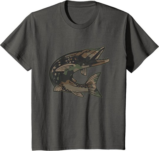 Hecht Raubfisch I Angler Fisch Fischen Geschenk T-Shirt