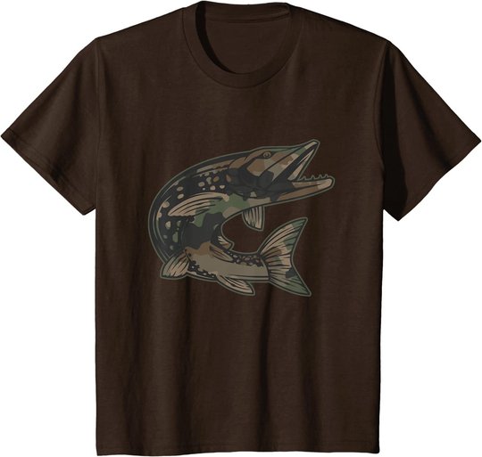 Hecht Raubfisch I Angler Fisch Fischen Geschenk T-Shirt