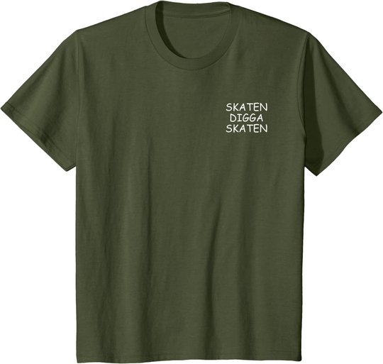 Skate-Board Motiv Skaten Digga Skaten Skateboarder Skater T-Shirt