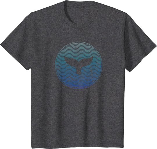 Save The Whales Sea Animal Killer Wal Tail Ocean Orca Wave T-Shirt