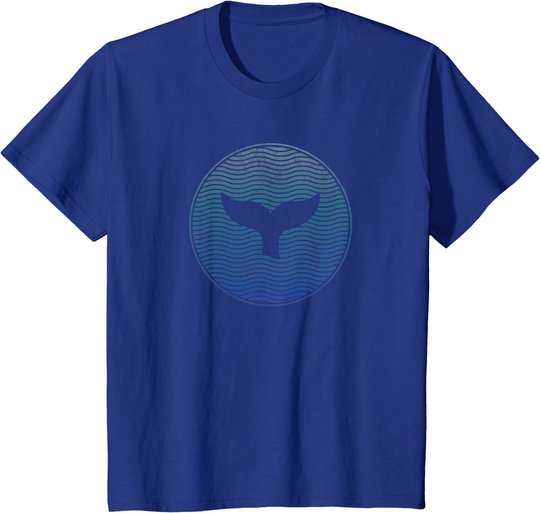 Save The Whales Sea Animal Killer Wal Tail Ocean Orca Wave T-Shirt