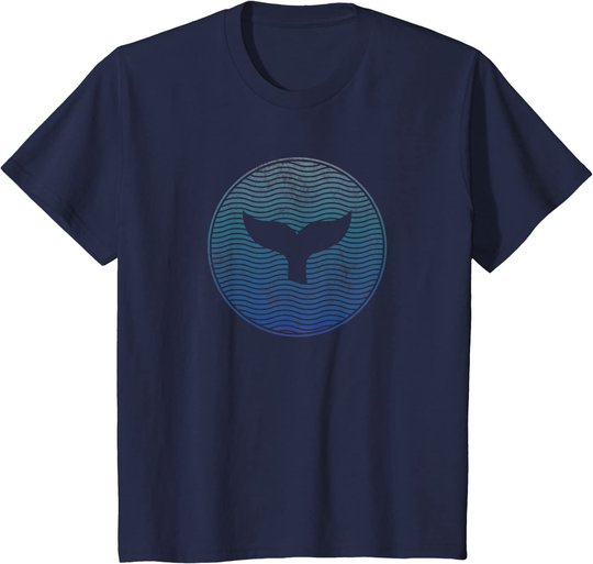 Save The Whales Sea Animal Killer Wal Tail Ocean Orca Wave T-Shirt