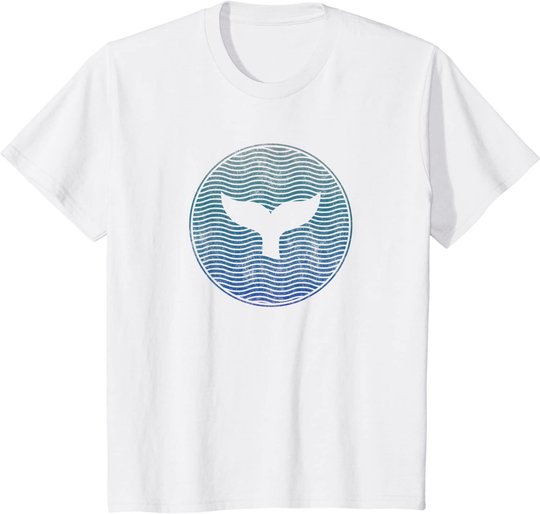 Save The Whales Sea Animal Killer Wal Tail Ocean Orca Wave T-Shirt