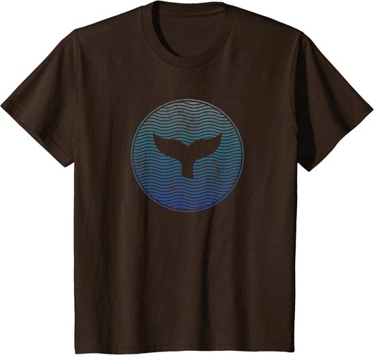 Save The Whales Sea Animal Killer Wal Tail Ocean Orca Wave T-Shirt