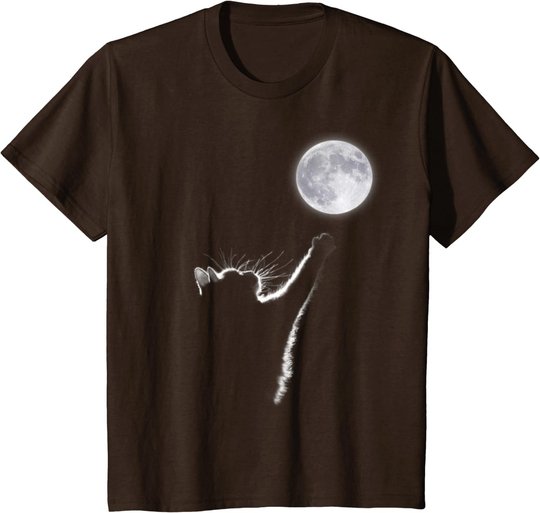 Katzen Liebhaber, Katze und Mond Katzen Mutter Geschenke T-Shirt