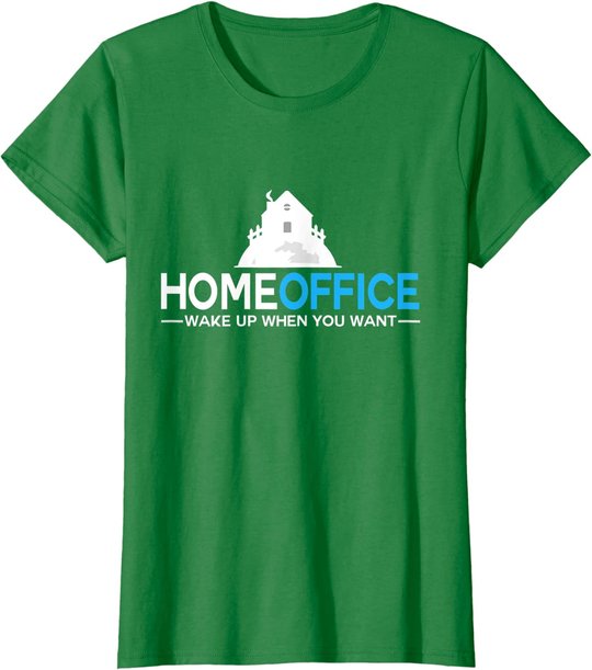 Homeoffice tshirt Büro Arbeit Job Heimarbeit Geschenk Beruf T-Shirt