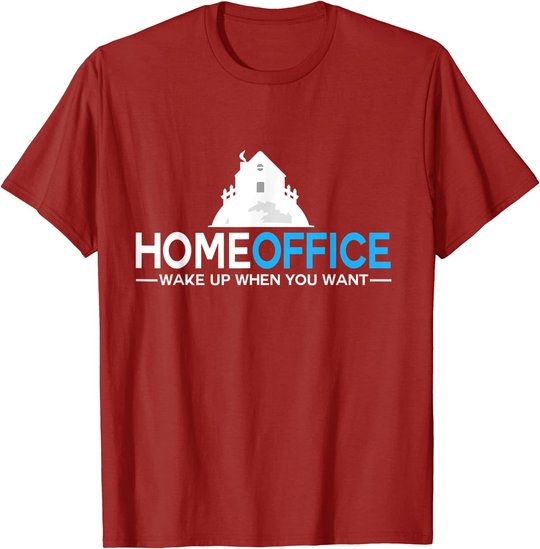Homeoffice tshirt Büro Arbeit Job Heimarbeit Geschenk Beruf T-Shirt