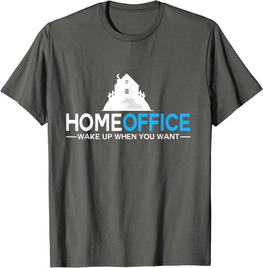 Homeoffice tshirt Büro Arbeit Job Heimarbeit Geschenk Beruf T-Shirt