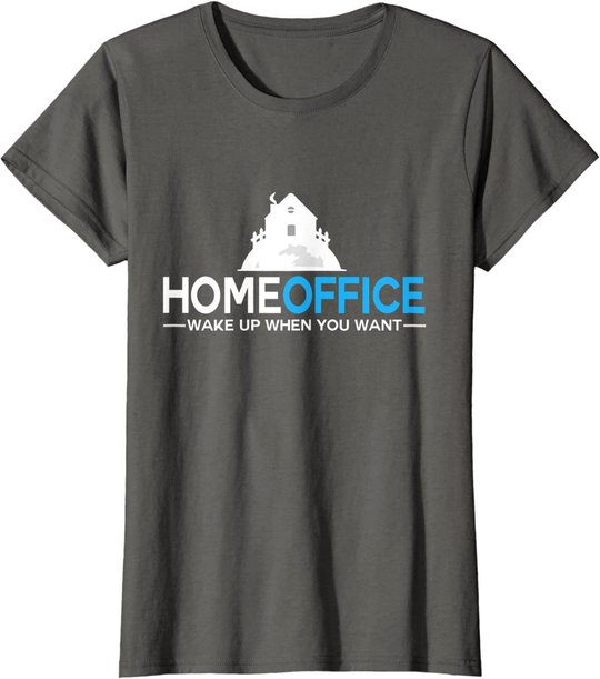 Homeoffice tshirt Büro Arbeit Job Heimarbeit Geschenk Beruf T-Shirt