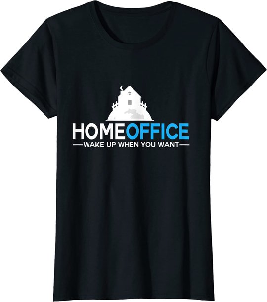 Homeoffice tshirt Büro Arbeit Job Heimarbeit Geschenk Beruf T-Shirt