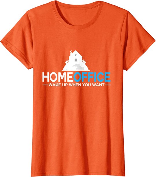 Homeoffice tshirt Büro Arbeit Job Heimarbeit Geschenk Beruf T-Shirt