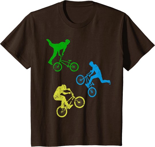 Kinder BMX Bike Fahrrad Jungen Downhill Stunts Dirt Biking BMX T-Shirt