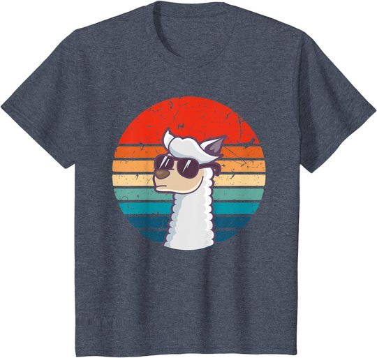 Lustiges Alpaka, Lama T-Shirt Geschenke: Vintage, Retro Tier T-Shirt