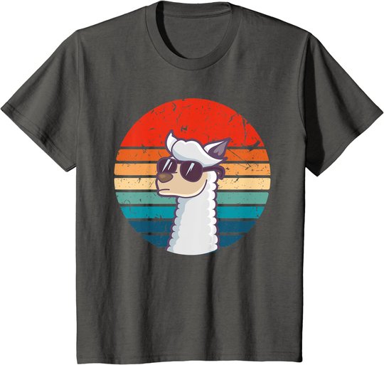 Lustiges Alpaka, Lama T-Shirt Geschenke: Vintage, Retro Tier T-Shirt