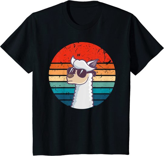 Lustiges Alpaka, Lama T-Shirt Geschenke: Vintage, Retro Tier T-Shirt