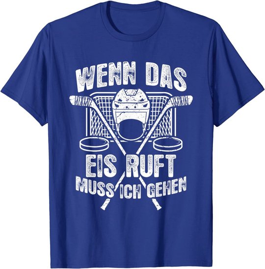 Eishockey-Fan Fun Eishockey T-Shirt: Das Eis Ruft T-Shirt