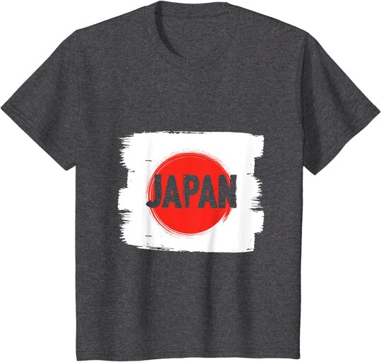 Japanische Flagge, japanische Kunst Samurai Kimono Anime Geisha Manga T-Shirt