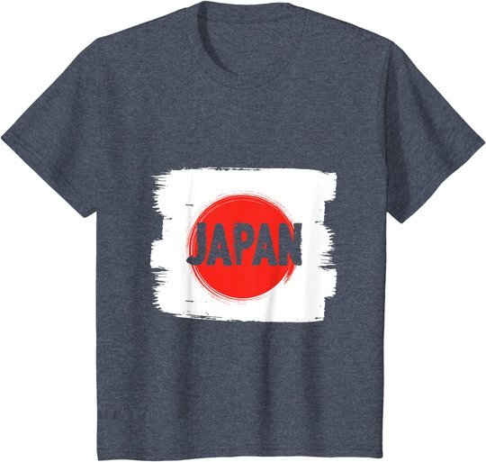 Japanische Flagge, japanische Kunst Samurai Kimono Anime Geisha Manga T-Shirt