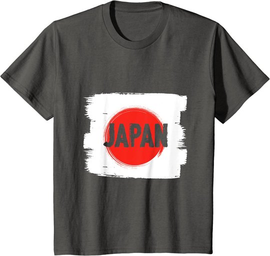 Japanische Flagge, japanische Kunst Samurai Kimono Anime Geisha Manga T-Shirt