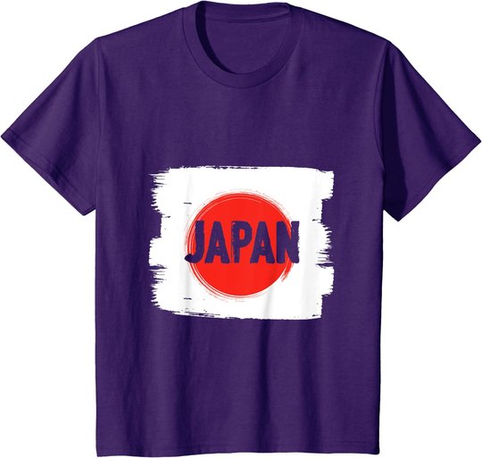 Japanische Flagge, japanische Kunst Samurai Kimono Anime Geisha Manga T-Shirt