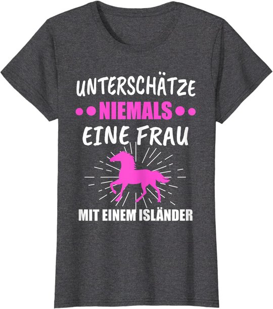 Damen Islandpferde Islandpferd Island Pferd Reitsport Geschenk T-Shirt
