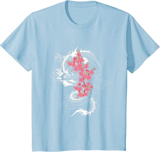 DRACHE Japanische Kirschblüte Kultur T-Shirt