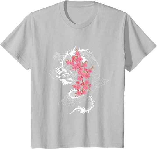 DRACHE Japanische Kirschblüte Kultur T-Shirt