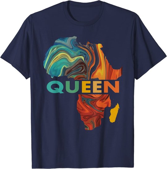 African Queen Women Clothing Art T-Shirt