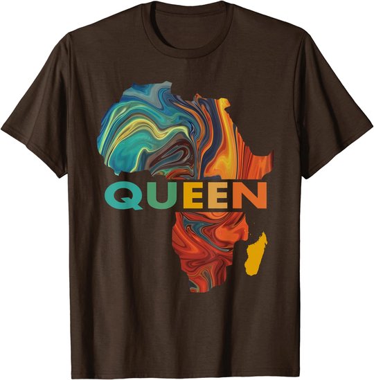 African Queen Women Clothing Art T-Shirt