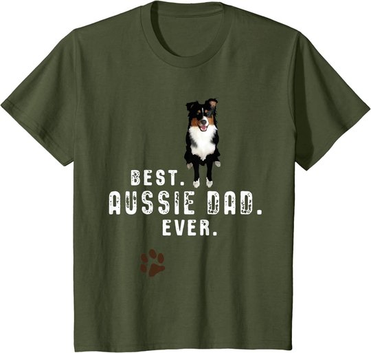Australian Shepherd - Best Aussie Dad. Ever. Geschenk T-Shirt