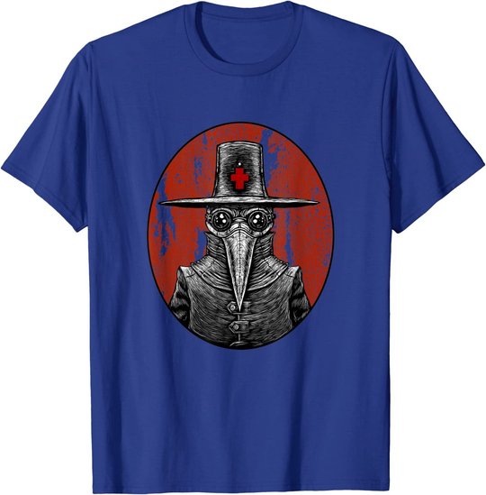 Retro Pointy Nose Plague Doctor Goggles Steampunk Apocalypse T-Shirt