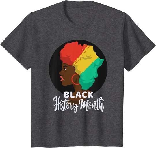 Celebrating Black History Month with Hair - Lives Matter BLM T-Shirt
