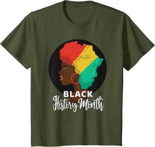 Celebrating Black History Month with Hair - Lives Matter BLM T-Shirt