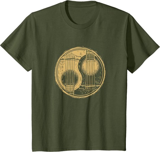 Akustik Gitarre Geschenk für einen Gitarristen T-Shirt