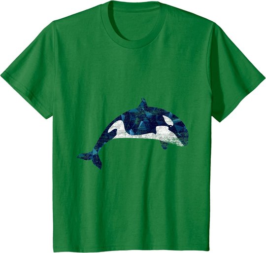Geschenk für Tierliebhaber Tier Klimaschutz Tiermotiv Orca T-Shirt