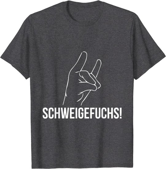 Schweigefuchs Lehrer Lehrerin Schule Beruf Geschenk T-Shirt