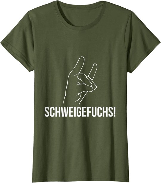 Schweigefuchs Lehrer Lehrerin Schule Beruf Geschenk T-Shirt