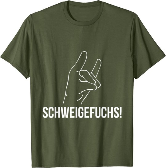 Schweigefuchs Lehrer Lehrerin Schule Beruf Geschenk T-Shirt