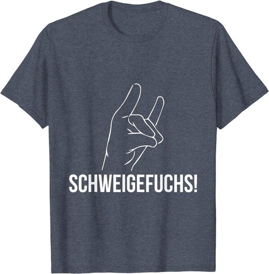 Schweigefuchs Lehrer Lehrerin Schule Beruf Geschenk T-Shirt