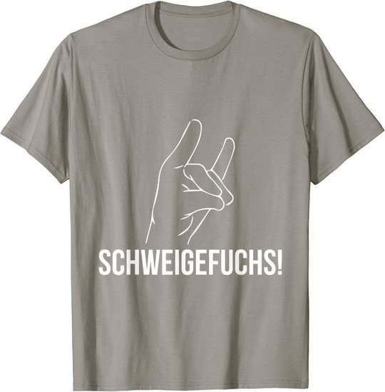 Schweigefuchs Lehrer Lehrerin Schule Beruf Geschenk T-Shirt