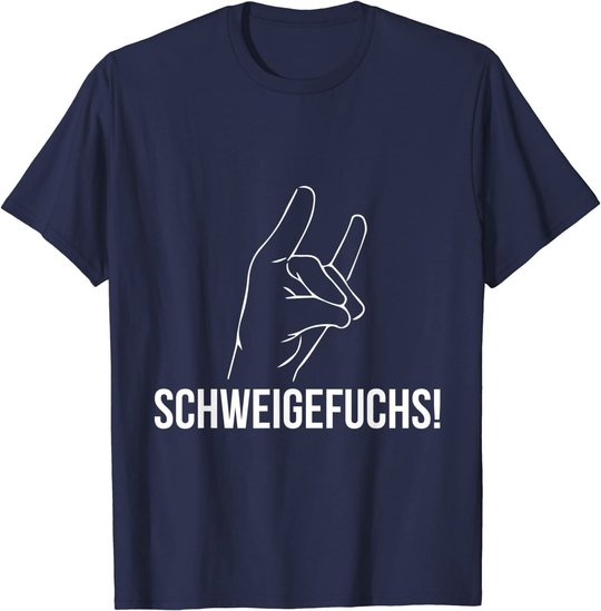 Schweigefuchs Lehrer Lehrerin Schule Beruf Geschenk T-Shirt