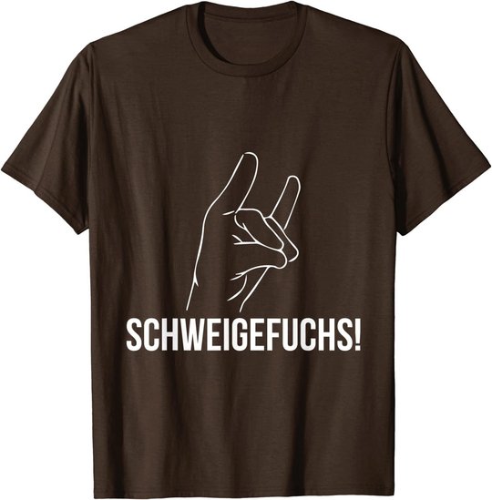 Schweigefuchs Lehrer Lehrerin Schule Beruf Geschenk T-Shirt