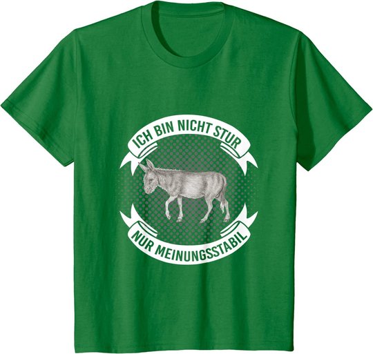 Bauernhof Tiere Geschenk für Sturkopf Esel T-Shirt