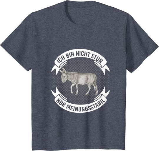 Bauernhof Tiere Geschenk für Sturkopf Esel T-Shirt