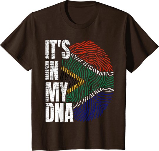 It's in My DNA South African Flag Power Proud Boy Girl Gift T-Shirt