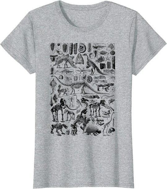 Dinosaur Skeleton Dino Bones Tyrannosaurus Rex T Rex T-Shirt